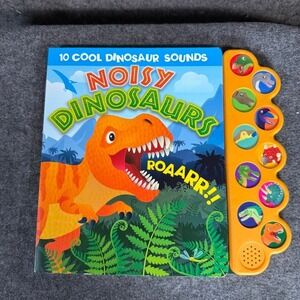 Noisy Dinosaurs 10 Cool Dinosaur Sounds Interactive Board Book Page Publications
